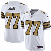 Nike Men & Women & Youth Saints 77 Willie Roaf White Color Rush Limited Jersey,baseball caps,new era cap wholesale,wholesale hats